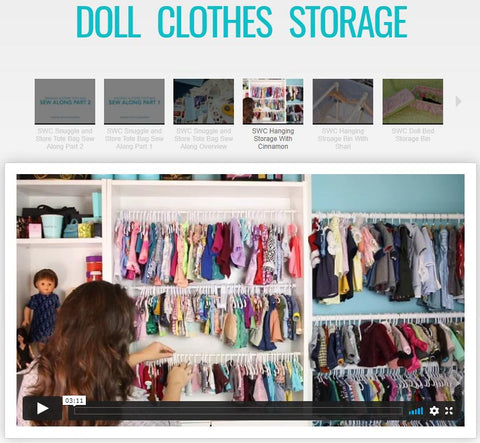 SWC Classes Doll Clothes Storage Master Class Video Course larougetdelisle