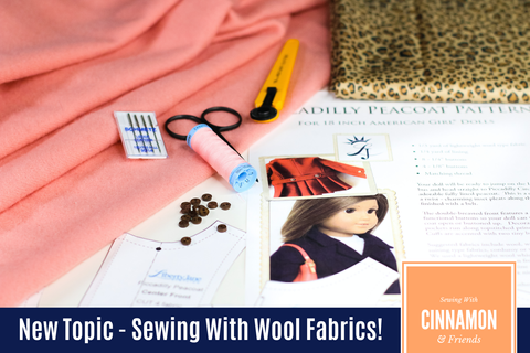 SWC Classes Sewing With Wool Fabrics & Piccadilly Peacoat Sew Along Master Class Video Course larougetdelisle