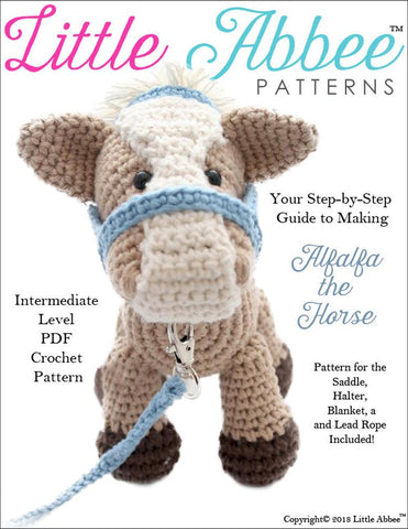 Little Abbee Amigurumi Alfalfa the Horse Amigurumi Crochet Pattern larougetdelisle
