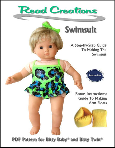Read Creations Bitty Baby/Twin Swimsuit 15" Baby Doll Clothes larougetdelisle