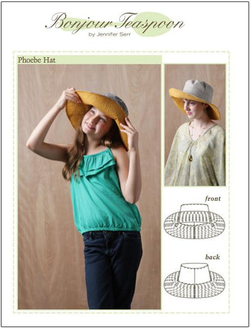 Bonjour Teaspoon Girls Phoebe Hat Pattern for Girls larougetdelisle