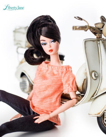 Liberty Jane Barbie U.K. Holiday Outfit for 11-1/2” Fashion Dolls larougetdelisle