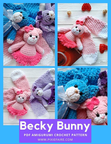 Plushico Amigurumi Becky Bunny Amigurumi Crochet Pattern larougetdelisle