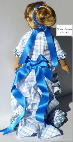 Karen Lorraine Design 18 inch Historical Brighton Train 18" Doll Clothes Pattern larougetdelisle