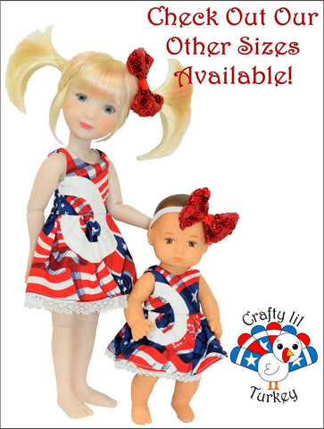 Crafty Lil Turkey 8" Baby Dolls Summer Rays Dress Pattern For 8" Baby Dolls larougetdelisle
