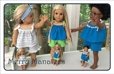 Merry Manatees Mini Catching Z's for Mini Dolls larougetdelisle