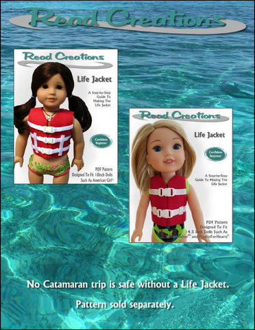 Read Creations 18 Inch Modern Catamaran PVC Pattern for 13" to 18" Dolls larougetdelisle
