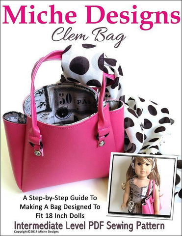 Miche Designs 18 Inch Modern Clem Bag 18" Doll Accessories larougetdelisle