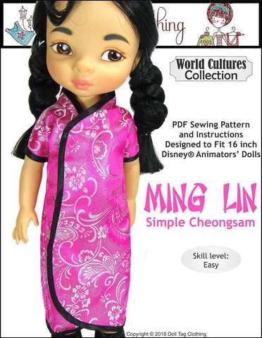 Doll Tag Clothing Disney Doll Ming Lin Pattern for Disney Animators' Dolls larougetdelisle