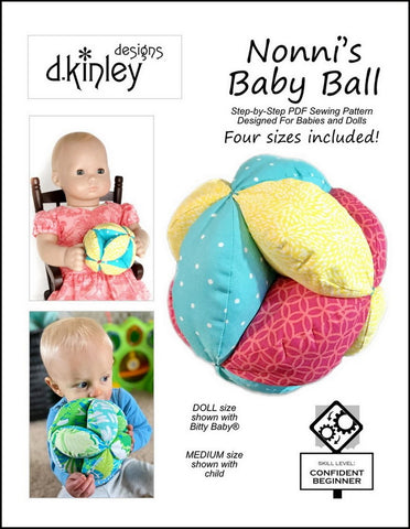 Dkinley Designs Bitty Baby/Twin Nonni's Baby Ball Accessory Pattern for Dolls and Kids larougetdelisle