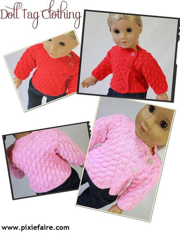 Doll Tag Clothing Knitting Snuggle Up Knitting Pattern larougetdelisle
