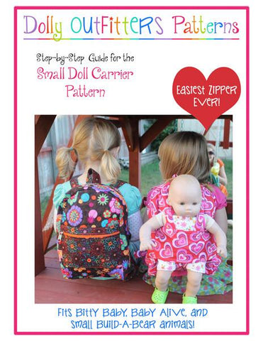 Dolly Outfitters Bitty Baby/Twin Small Doll Carrier For Girls larougetdelisle