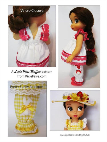 Little Miss Muffett Disney Animator Easter Parade Pattern for Disney Animator Dolls larougetdelisle