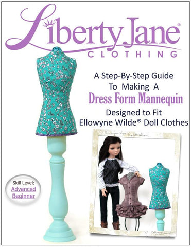 Liberty Jane Ellowyne Dress Form Pattern for Ellowyne Wilde® Dolls larougetdelisle
