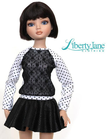 Liberty Jane Ellowyne Piccadilly Outfit for Ellowyne Dolls larougetdelisle