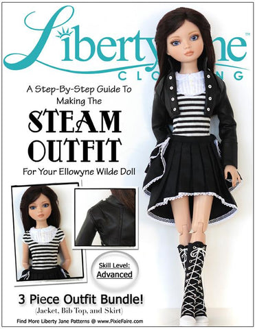 Liberty Jane Ellowyne Steam Outfit for Ellowyne Dolls larougetdelisle