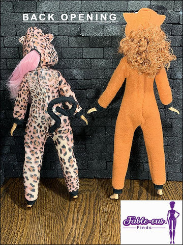 Fable-ous Finds Barbie Onesie Pajamas Pattern for 11-1/2 Inch Fashion Dolls larougetdelisle