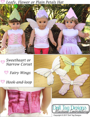 Doll Tag Clothing Machine Embroidery Design Fairy Dress Up Machine Embroidery Designs larougetdelisle