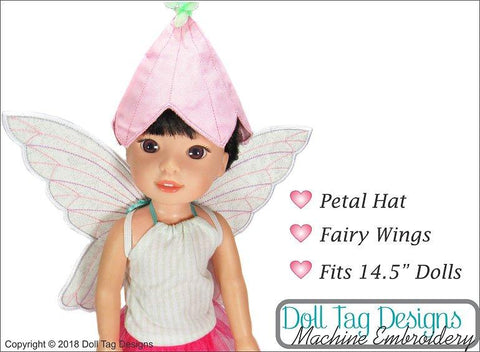 Doll Tag Clothing Machine Embroidery Design Fairy Dress Up Machine Embroidery Designs larougetdelisle