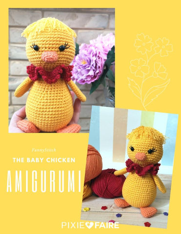 Funny Stitch Amigurumi The Baby Chicken Amigurumi Crochet Pattern larougetdelisle