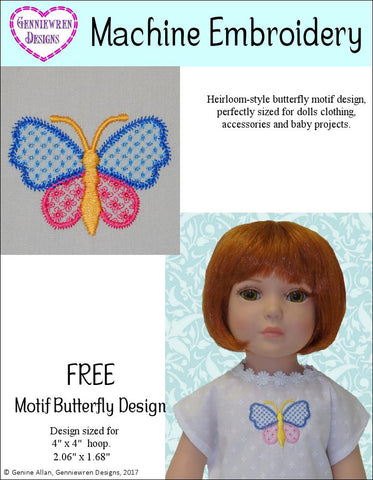Genniewren Machine Embroidery Design Free Butterfly Machine Embroidery Design larougetdelisle