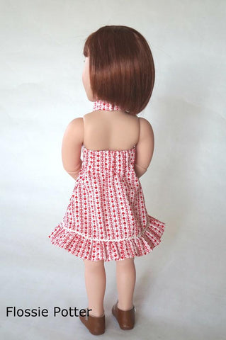 Flossie Potter A Girl For All Time Halter Ego Dress For A Girl For All Time Dolls larougetdelisle