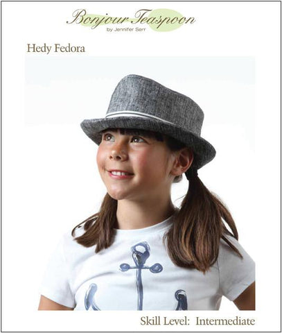 Bonjour Teaspoon Girls Hedy Fedora Pattern for Kids larougetdelisle