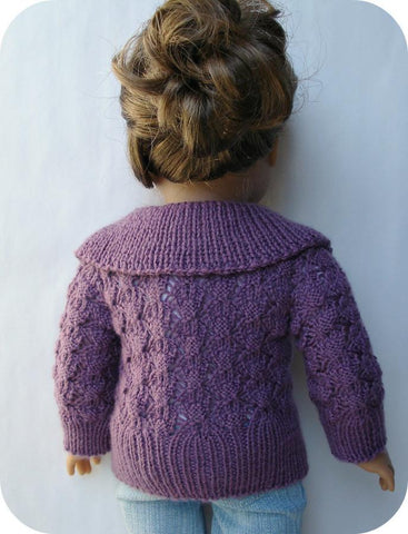 Qute Knitting Helena Lace Cardigan Knitting Pattern larougetdelisle