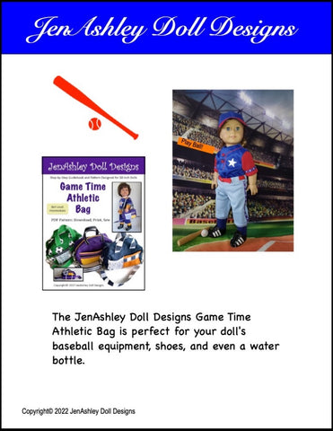 Jen Ashley Doll Designs 18 Inch Modern Pop Fly! Baseball/Softball Uniform 18" Doll Clothes larougetdelisle
