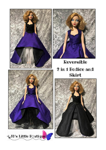 JD's Little Boutique Tyler Wentworth Lettie Dress 15.5" - 16" Fashion Doll Clothes Pattern larougetdelisle