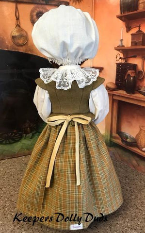 Keepers Dolly Duds Designs A Girl For All Time Pretty Pilgrim Pattern For A Girl For All Time Dolls larougetdelisle
