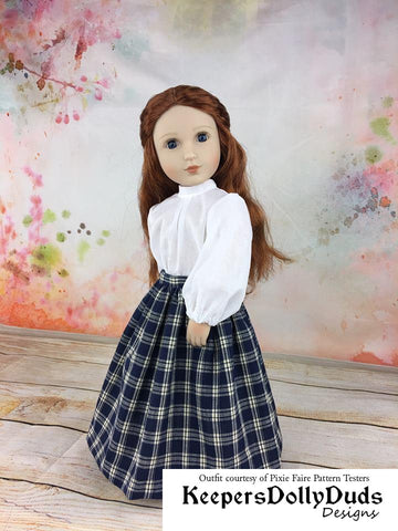 Keepers Dolly Duds Designs A Girl For All Time Pretty Pilgrim Pattern For A Girl For All Time Dolls larougetdelisle