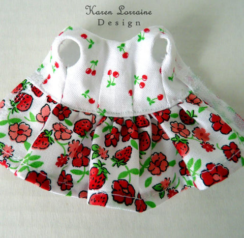 Karen Lorraine Design Blythe/Pullip Melrose Dress for Middie Blythe and Pullip Dal Dolls larougetdelisle