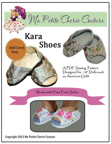 Mon Petite Cherie Couture Shoes Kara Shoes 18" Doll Shoes larougetdelisle