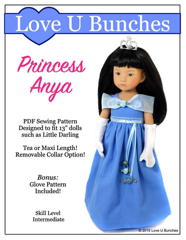Love U Bunches Little Darling Princess Anya for Little Darling Dolls larougetdelisle