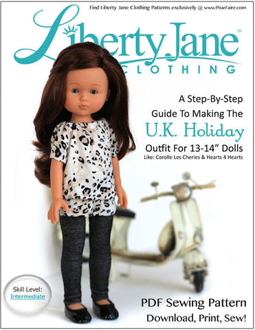 Liberty Jane H4H/Les Cheries U.K. Holiday Outfit for Les Cheries and Hearts for Hearts Girls Dolls larougetdelisle