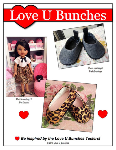Love U Bunches H4H/Les Cheries Plain Jane Shoes for Les Cheries and Hearts For Hearts Girls Dolls larougetdelisle