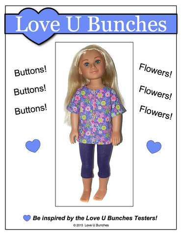 Love U Bunches Karito Kids Bandana Blouse Pattern for Karito Kid Dolls larougetdelisle