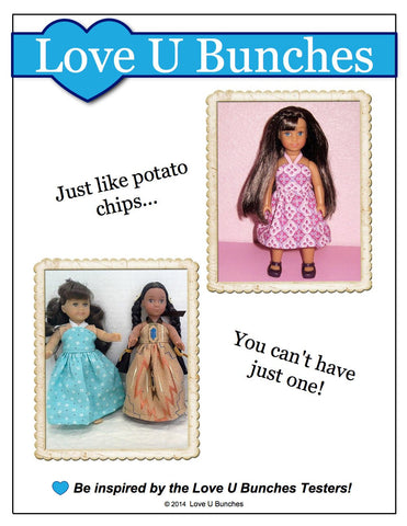 Love U Bunches Mini Simply Summer Sundress Pattern For Mini Dolls larougetdelisle