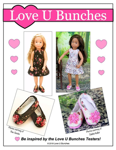 Love U Bunches Kruselings Plain Jane Shoe Pattern for Kruselings Dolls larougetdelisle
