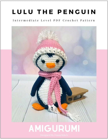 Funny Stitch Amigurumi Lulu the Penguin Amigurumi Crochet Pattern larougetdelisle