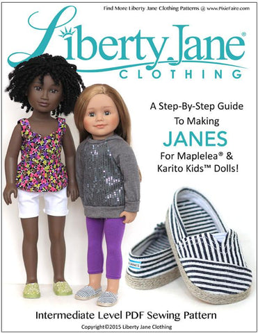 Liberty Jane Karito Kids JANES for Maplelea and Karito Kids Dolls larougetdelisle