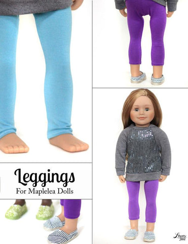 Liberty Jane Maplelea Leggings Pattern for Maplelea Dolls larougetdelisle