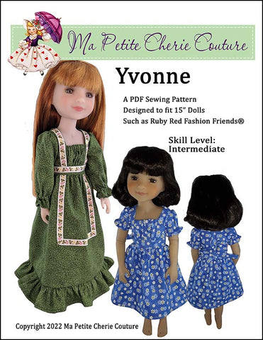 Mon Petite Cherie Couture Ruby Red Fashion Friends Yvonne 15" Doll Clothes Pattern For Ruby Red Fasion Friends larougetdelisle
