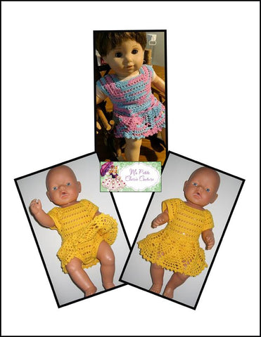 Mon Petite Cherie Couture Bitty Baby/Twin Fayola 15" Baby Doll Clothes Crochet Pattern larougetdelisle