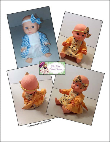 Mon Petite Cherie Couture 8" Baby Dolls Visiting Gramma's 8" Baby Doll Clothes Pattern larougetdelisle