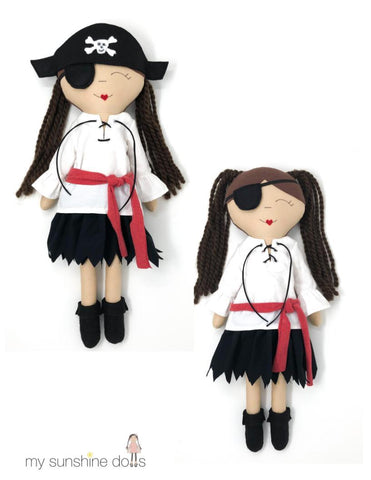 My Sunshine Dolls Cloth doll Pirate and Viking Doll 23" Cloth Doll Pattern larougetdelisle