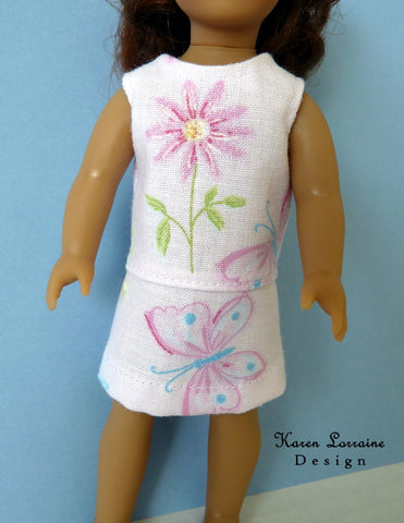 Karen Lorraine Design Barbie Meadow Dress for 6" Mini Dolls larougetdelisle