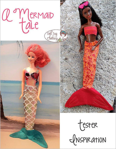 Doll Tag Clothing Barbie A Mermaid Tale for 11.5" Fashion Dolls larougetdelisle