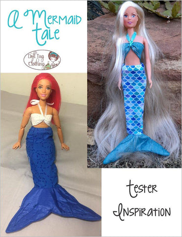 Doll Tag Clothing Barbie A Mermaid Tale for 11.5" Fashion Dolls larougetdelisle